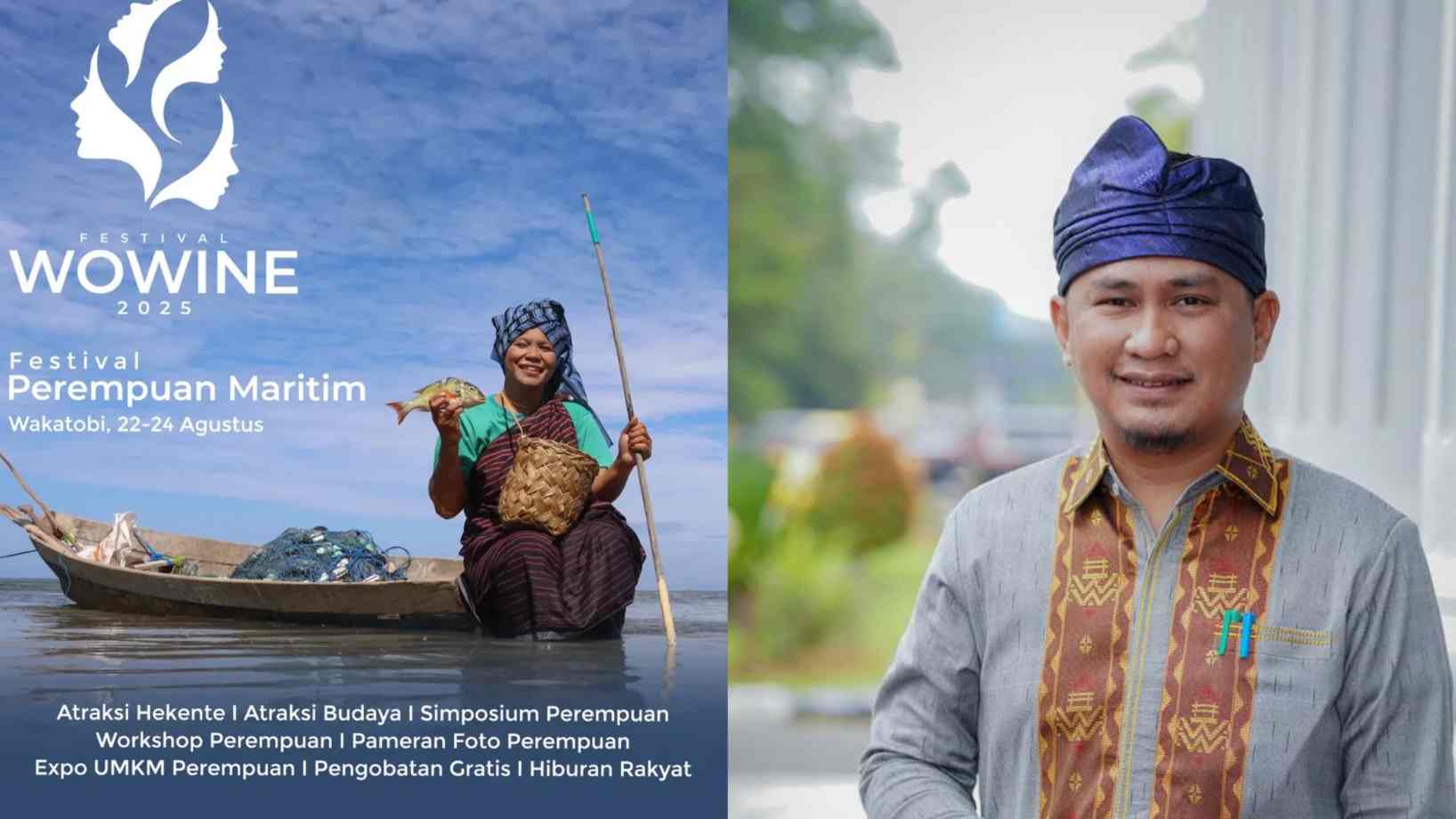 Peran Wanita Bahari Wakatobi Ditonjolkan dalam Festival Mowine Wance, Magnet Turis Mancanegara Agustus 2025