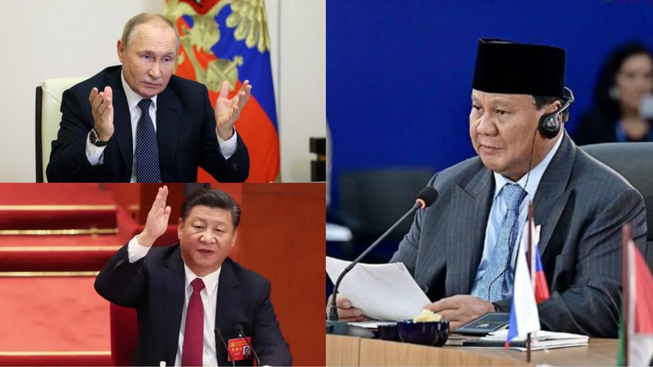 Prabowo Seirama dengan Putin dan Xi Jinping Tolak Standar Ganda Barat di KTT BRICS 2025
