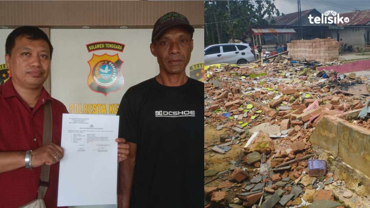 Rumah Tersangka Pencabulan Anak di Kendari Dirusak hingga Rata Tanah, Kuasa Hukum Lapor Polisi