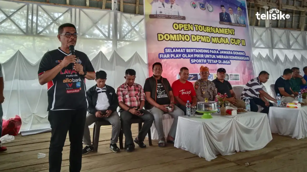 Tak Gunakan APBD dan Ajang Silahturahmi, Wabup Muna Pastikan Kejuaraan Domino jadi Agenda Tahunan