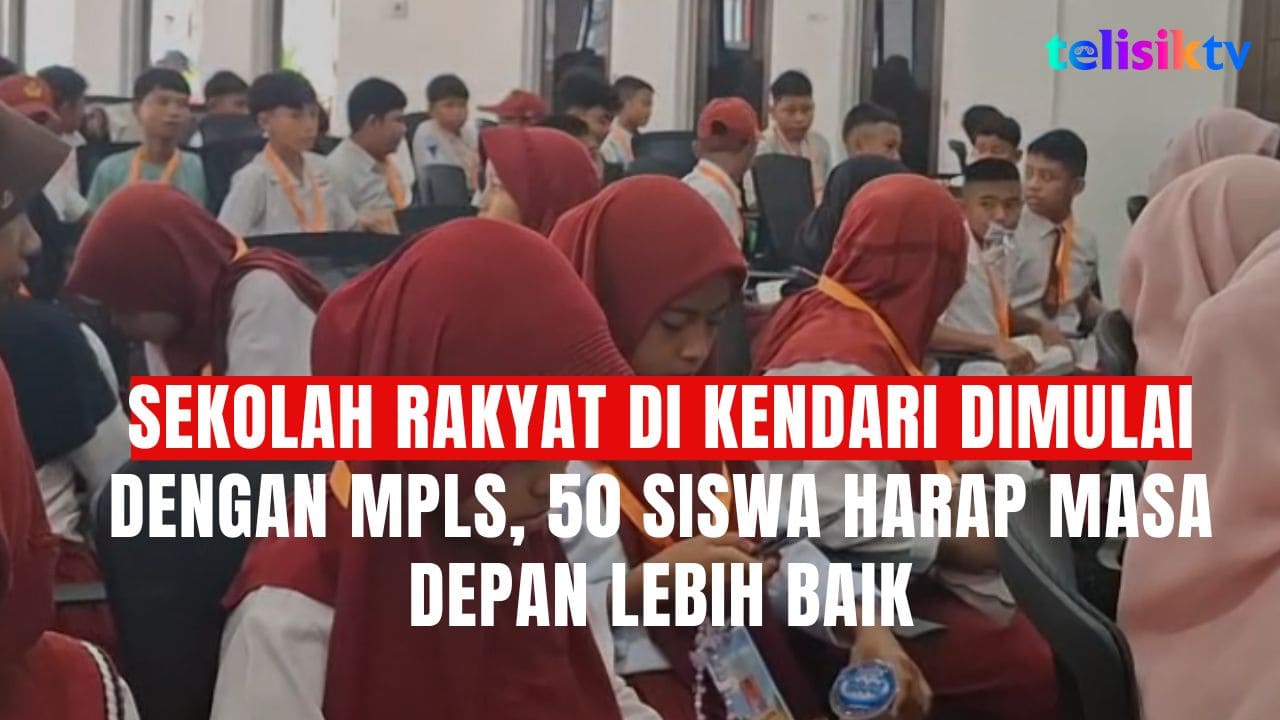 TELISIKTV: Sekolah Rakyat di Kendari Dimulai dengan MPLS, 50 Siswa Harap Masa Depan Lebih Baik
