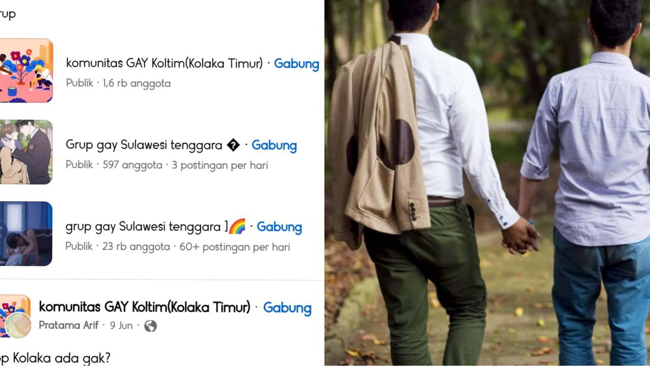 Viral, Muncul Grup Gay di Facebook Sulawesi Tenggara dengan Kode Pelangi Beranggota hingga Puluhan Ribu