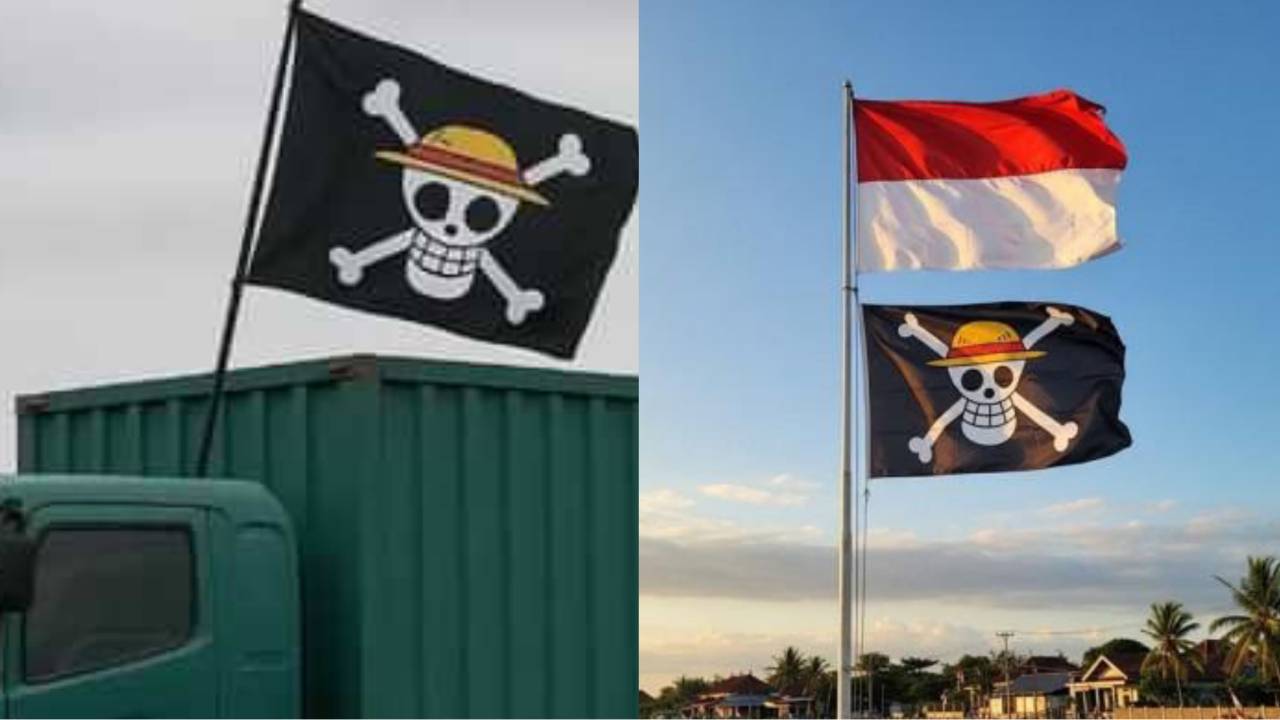 Heboh Pengibaran Bendera Merah Putih Diikuti Lambang One Piece Disebut Pecah Belah Bangsa