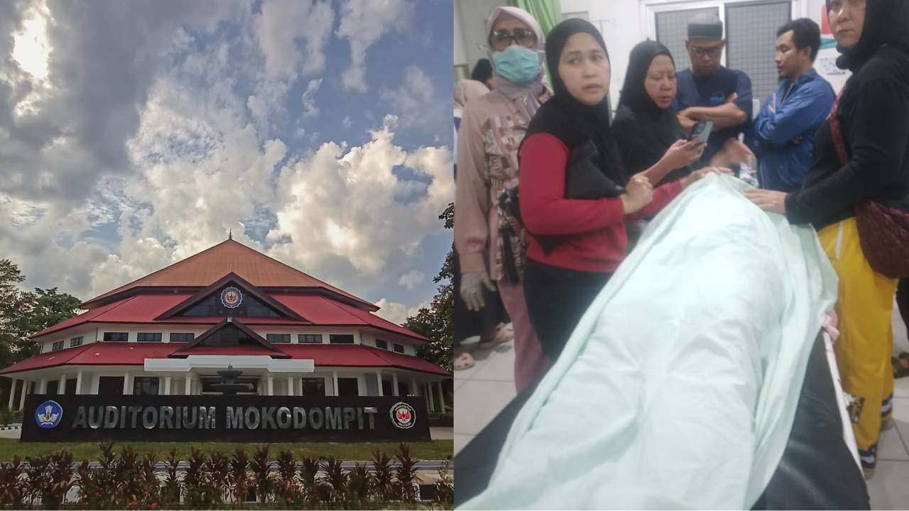 Jenazah Prof Armid Disemayamkan ke Gedung Auditorium UHO Kendari sebelum Dimakamkan