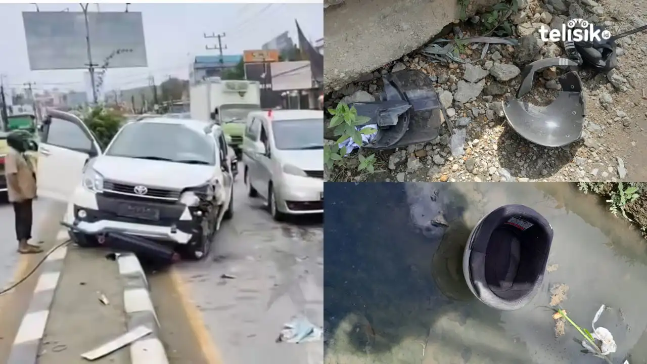 Kecelakaan di Lepo-Lepo, Mobil Toyota Rush Hantam Tiang Listrik dan Motor, 1 Siswa SMP Kritis