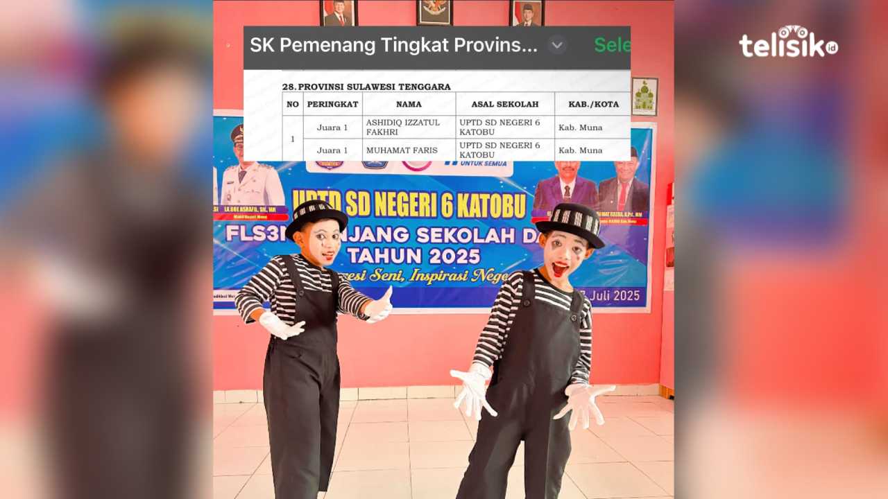 Pelajar SD Muna Juara Umum FLS3N Sulawesi Tenggara