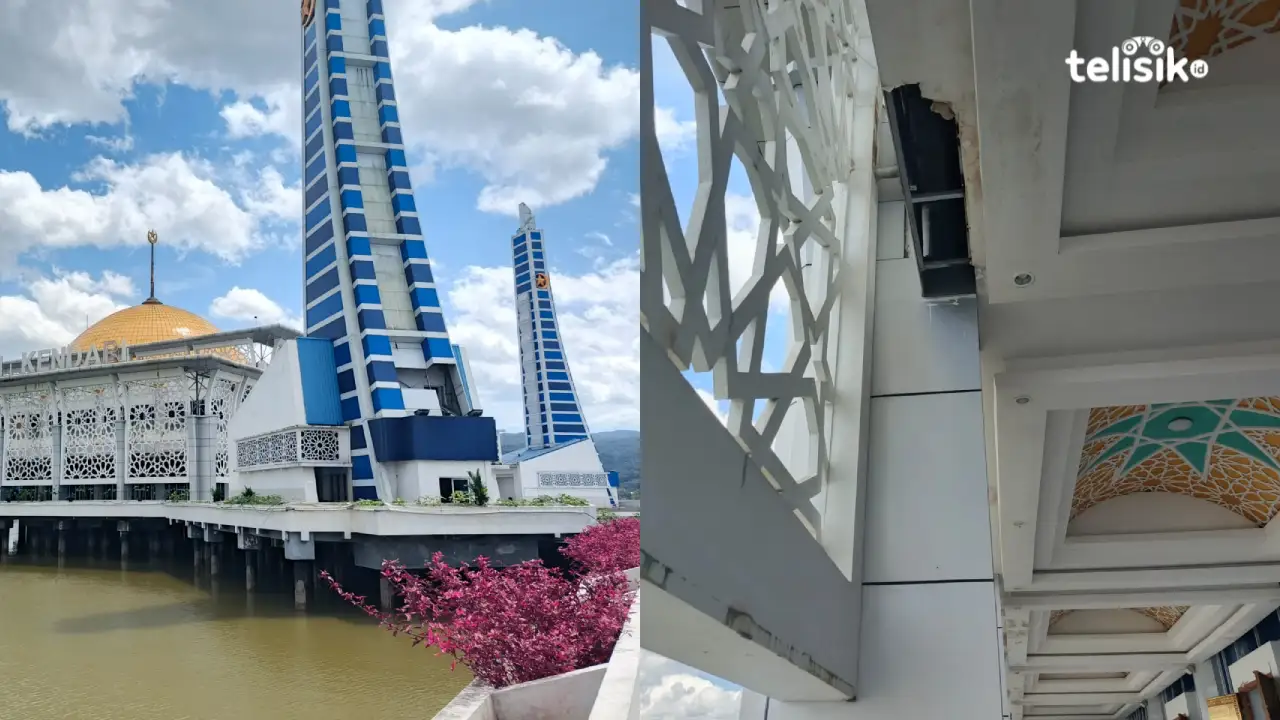 Pemeliharaan Masjid Al-Alam Terbengkalai, Anggaran Bantuan Pemprov Sulawesi Tenggara Tak Pernah Ada Lagi