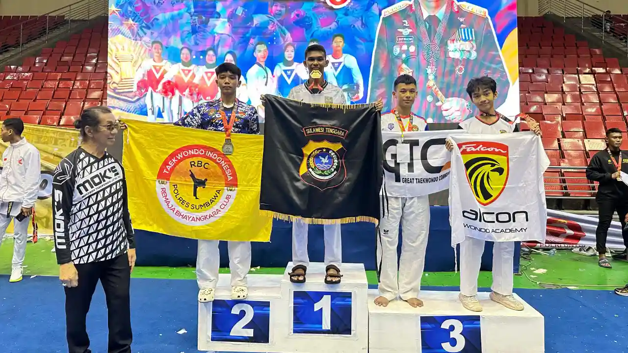 Siswa SMA Negeri 2 Kendari Wakili Sulawesi Tenggara dan Raih Emas di Kapolri Cup 6 2025