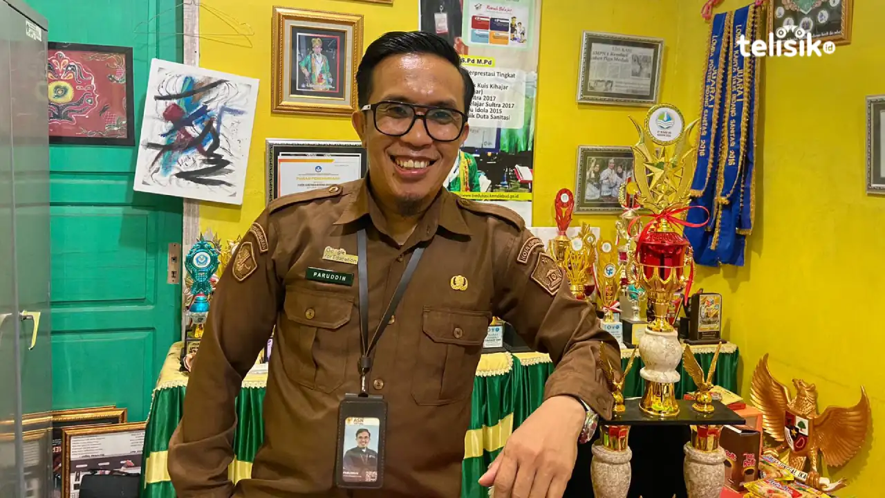 SMPN 1 Kendari Konsisten Cetak Juara OSN, Kiprah Pak Oji Tembus Panggung Internasional