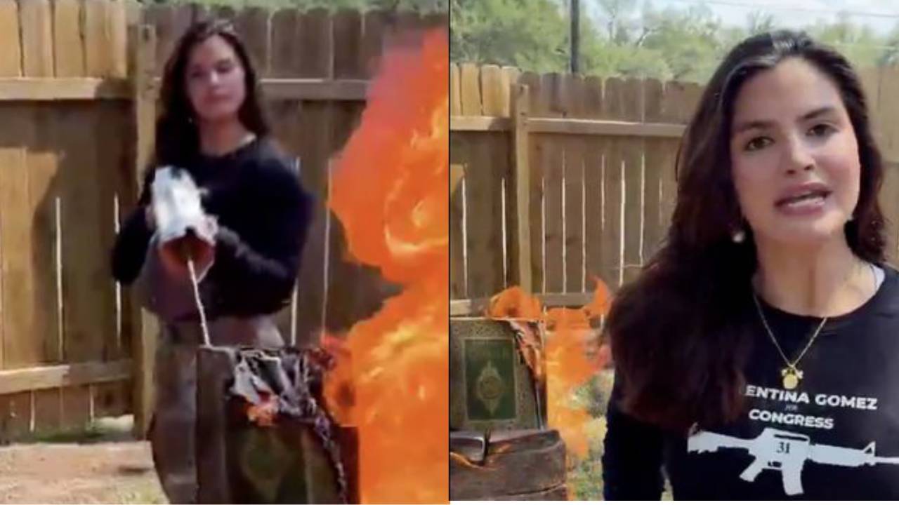 Viral Politisi Wanita Amerika Bakar Al-Quran, Rasis ke Umat Muslim dan Pukul Rata Semua Teroris