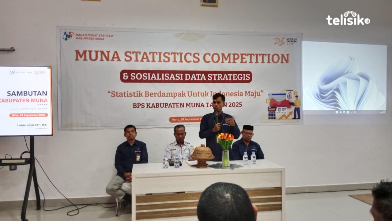 BPS Perkenalkan Statistika ke Pelajar SMA Muna Lewat Kompetisi