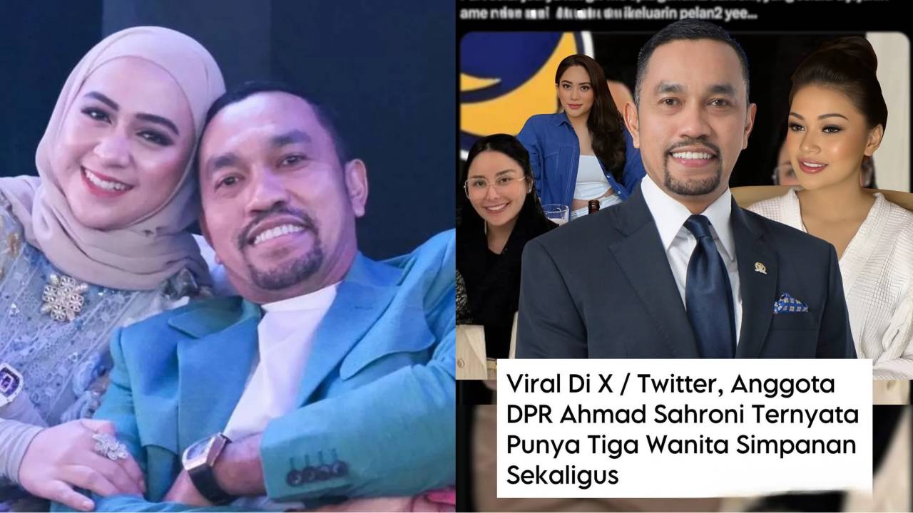 Heboh 3 Identitas Wanita Simpanan Ahmad Sahroni, Ini Sosoknya