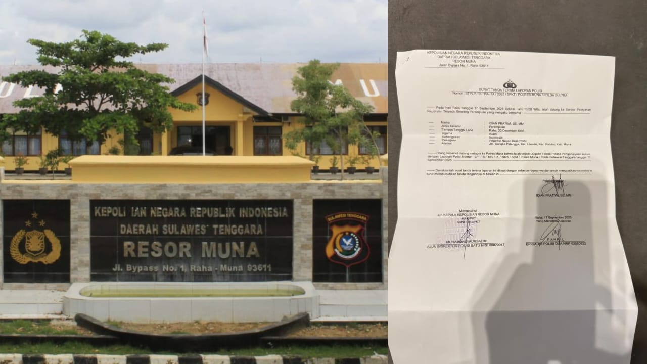 Kasubag Fasilitasi dan Kerjasama DPRD Muna Aniaya Rekan Kerja saat Ditanya Honor, Kasus Berujung Polisi