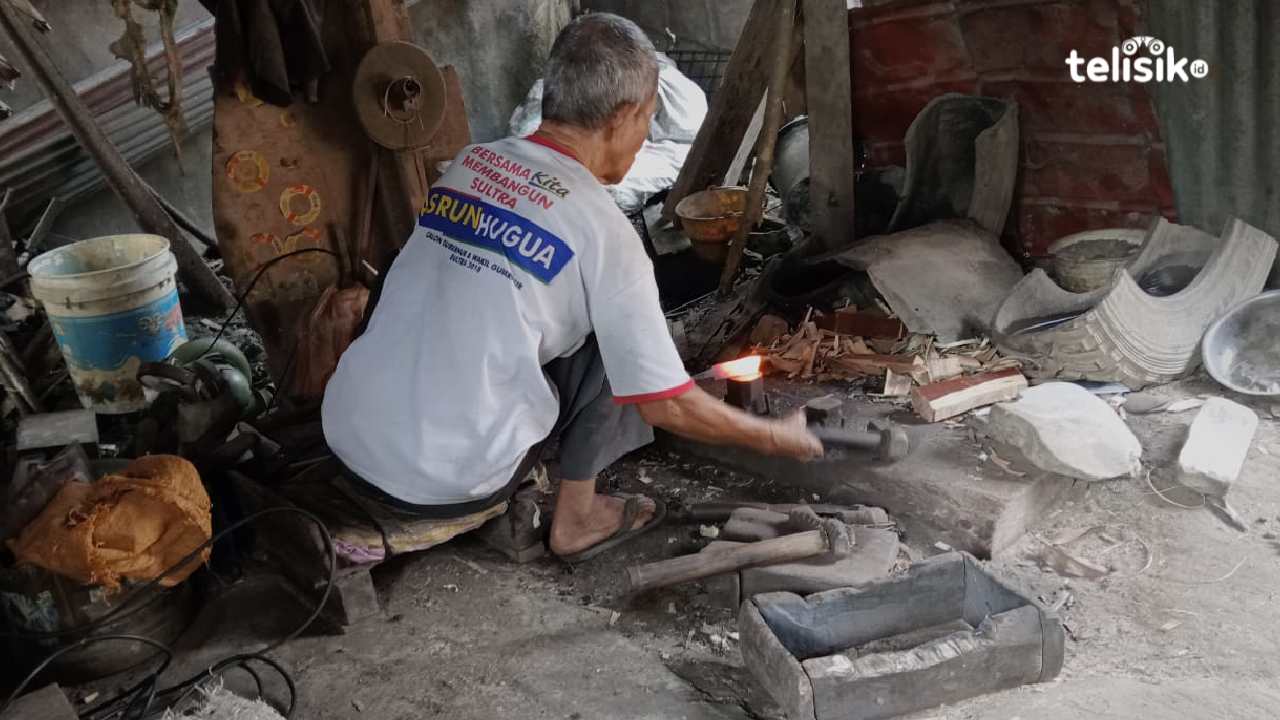 Parang Kendari Tetap Diproduksi Tradisional, Jenisnya Beragam dari Sabit hingga Pisau Daging