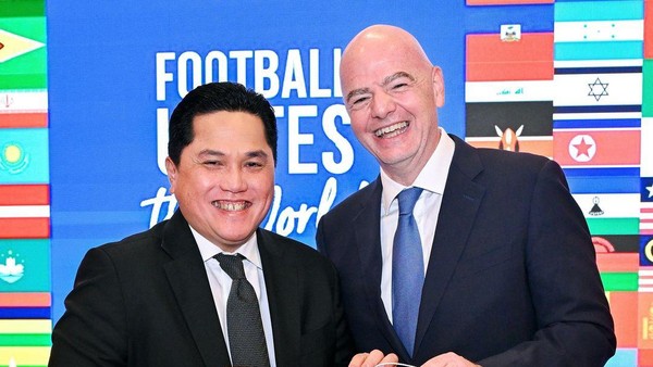 Presiden FIFA Beri Ucapan Selamat Atas Erick Thohir sebagai Menpora, Kode Rangkap Jabatan?