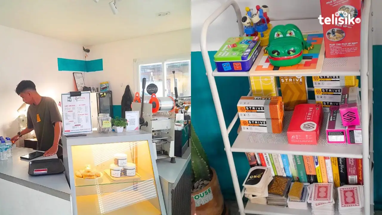 Qofftea Kendari, Ngopi Asyik Ditemani Aneka Game Kartu
