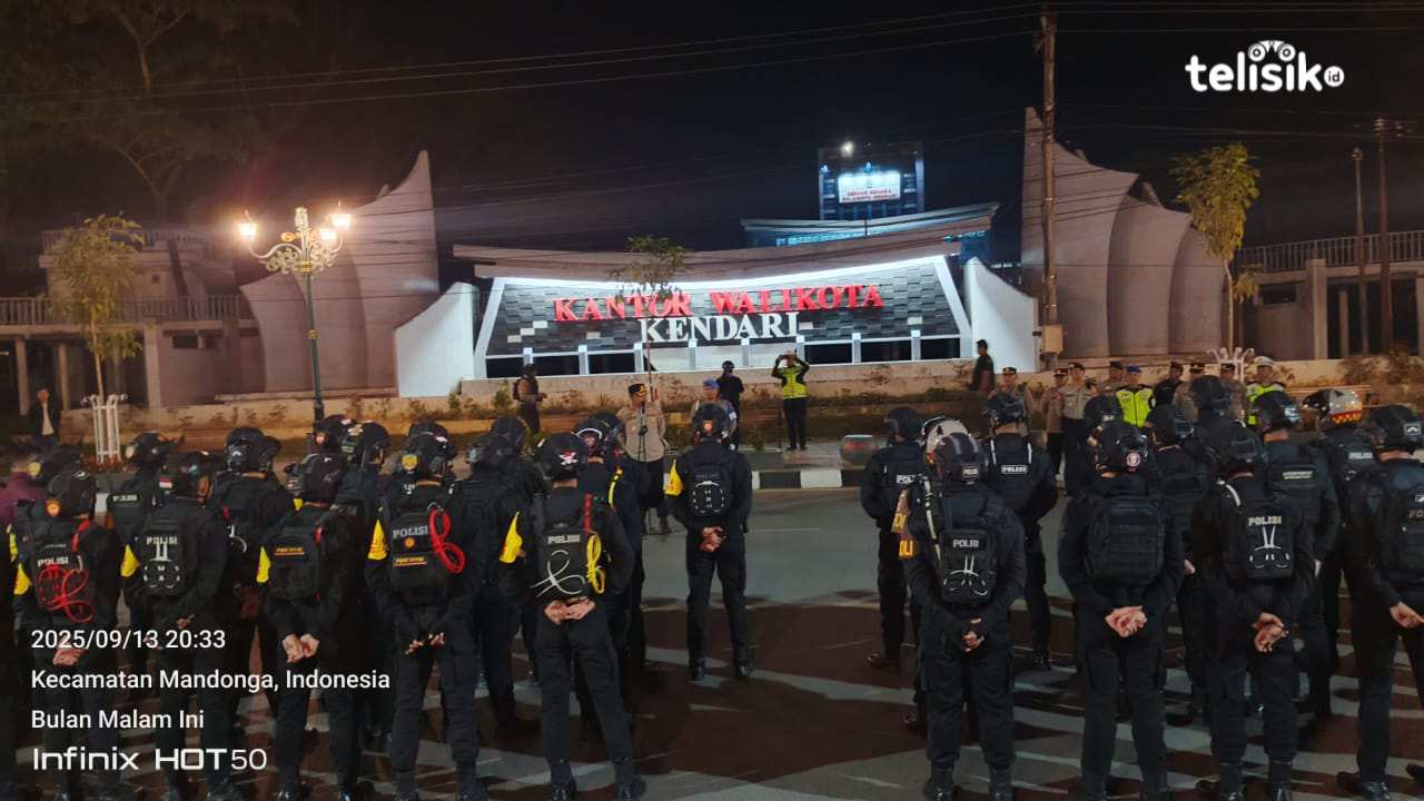 Sejumlah Titik Rawan Kota Kendari jadi Sasaran Patroli Skala Besar di Malam Minggu