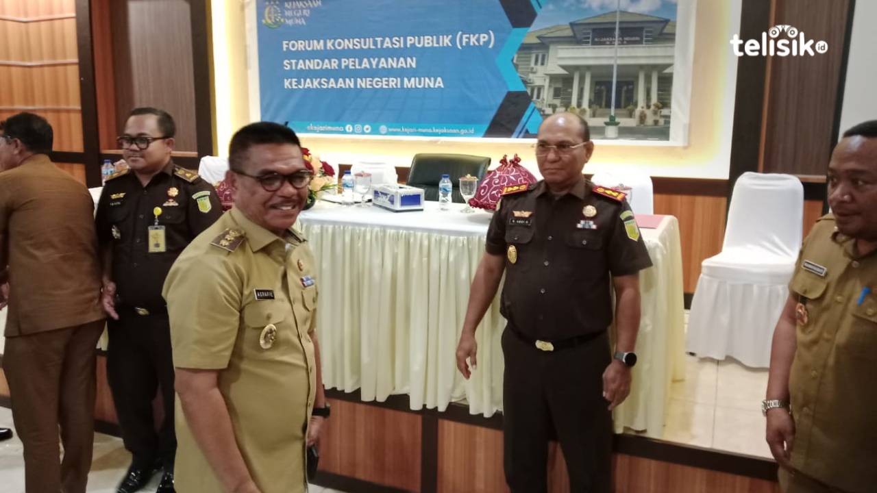 Wabup Muna Puji Pelayanan dan Penegakan Hukum Kejari