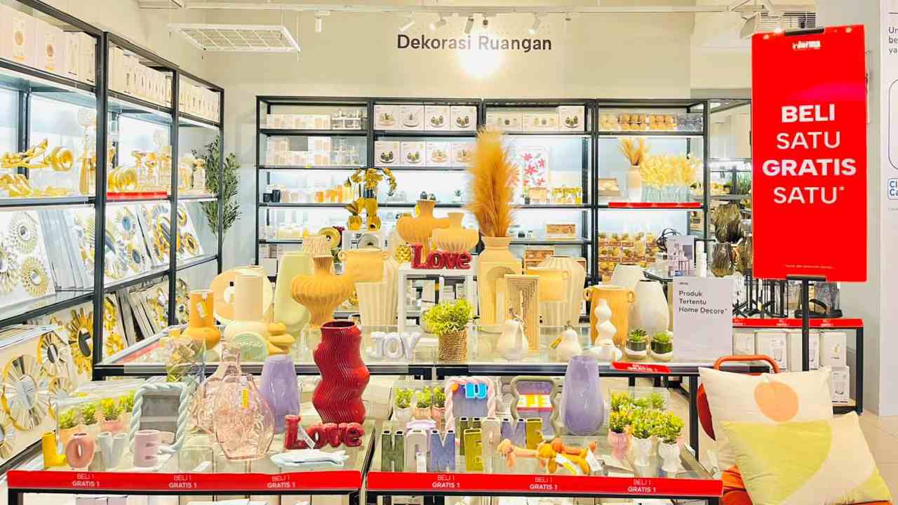 2 Hari Super WOW SALE di Informa Kendari, Beli 1 Gratis 1 Koleksi Dekorasi Rumah Kekinian