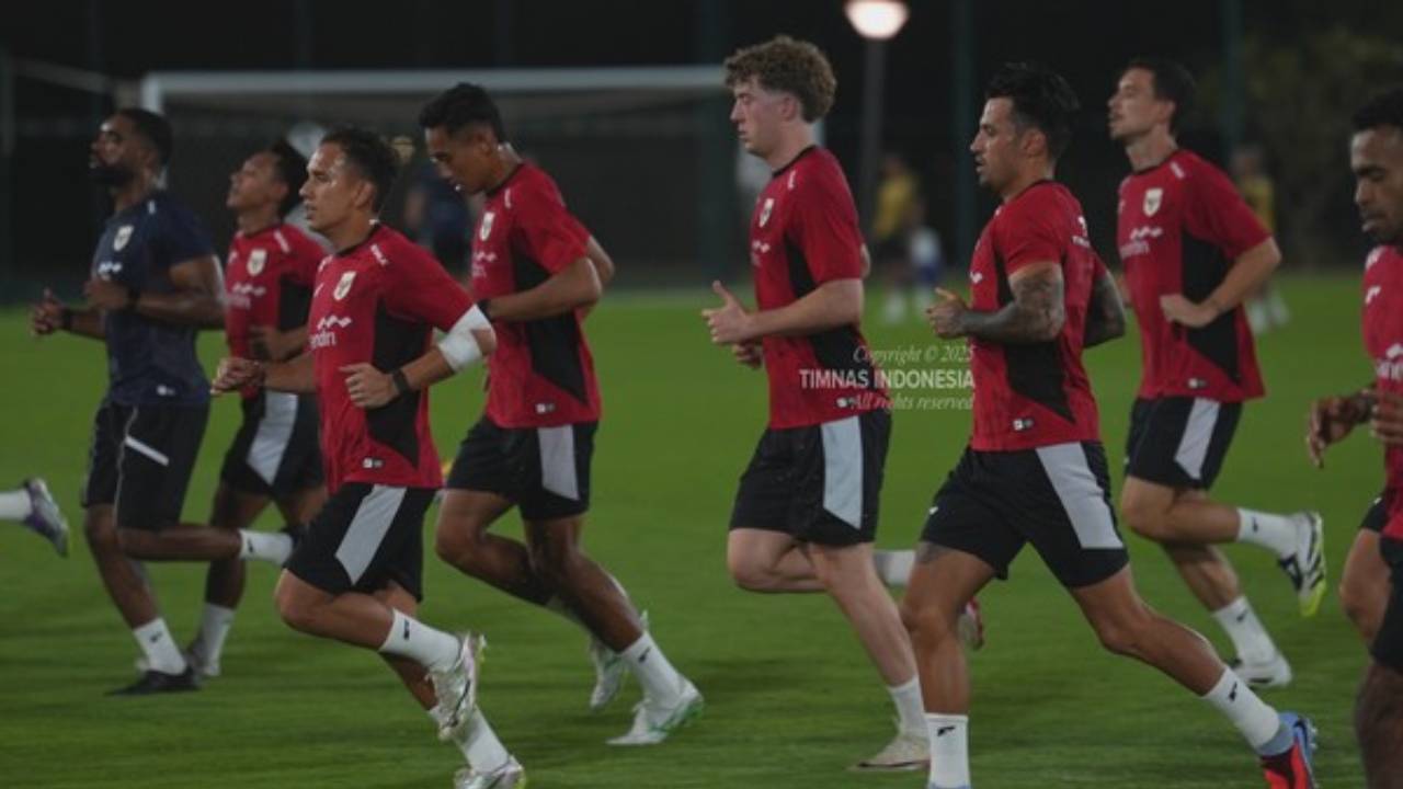 22 Pemain Timnas Indonesia Sudah Berkumpul di Arab Saudi Jelang R4 Kualifikasi Piala Dunia 2026