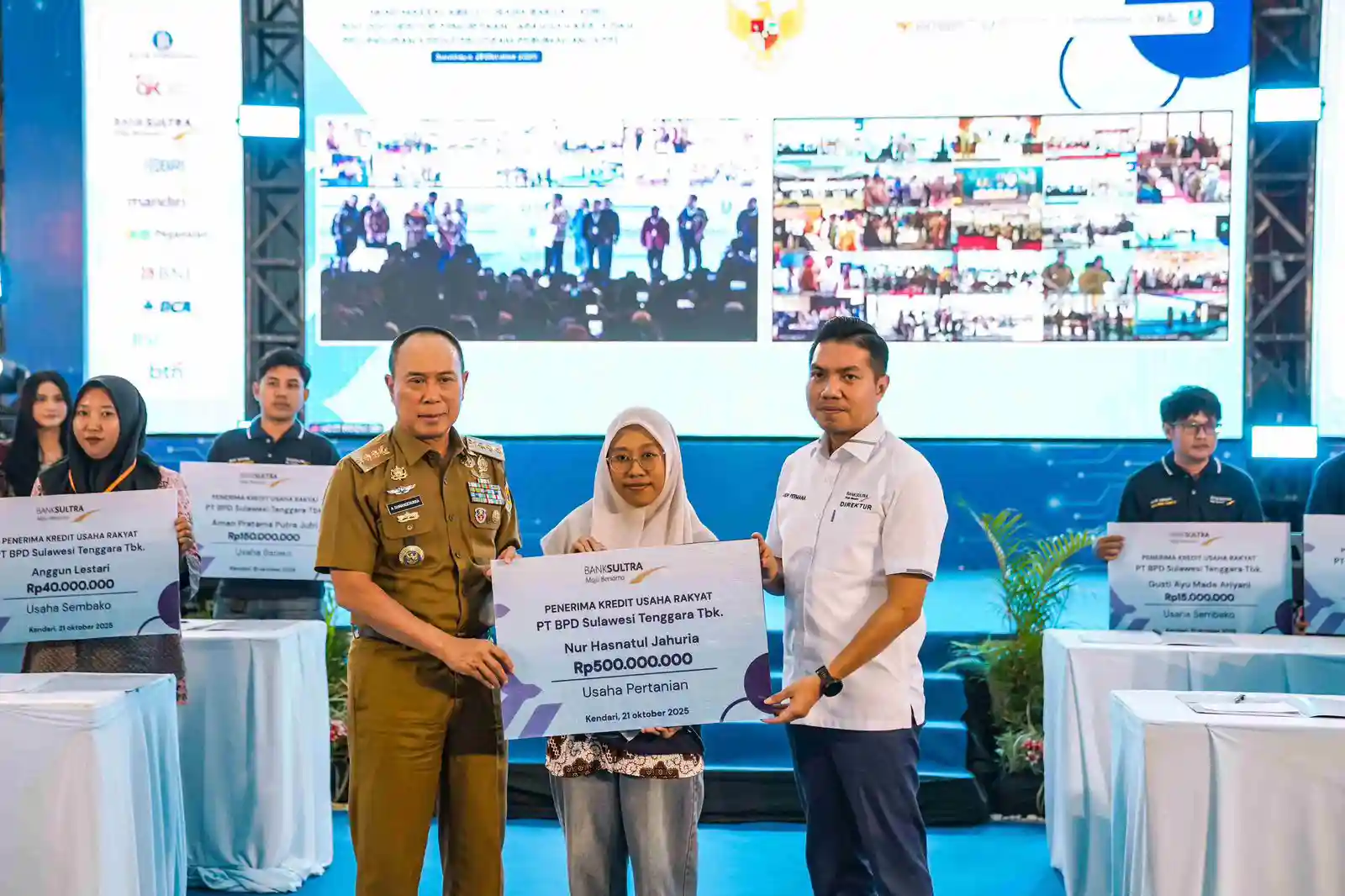 Bank Sultra Salurkan 500 KUR, Dukung UMKM dan Program Perumahan Rakyat