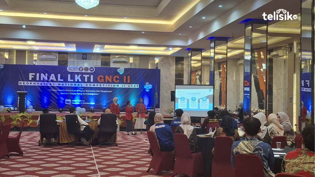 Ketat Persaingan Tiga Finalis LKTI Geophysical National Competition II 2025 di UHO Kendari