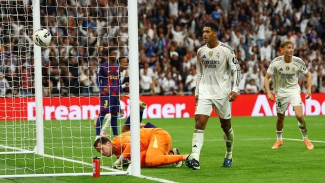 Real Madrid Taklukkan Barcelona 2-1 di El Clasico, Mbappe dan Bellingham jadi Pahlawan Bernabeu