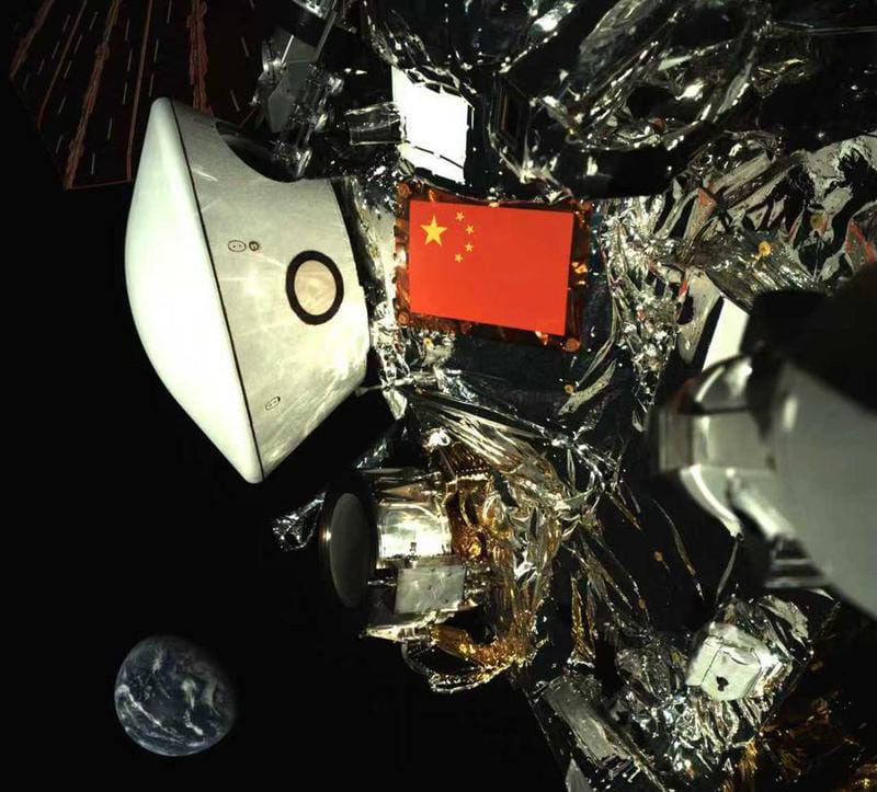 Wahana Antariksa Tianwen-2 China Abadikan Selfie Langka Bersama Bumi dari Jarak 43 Juta Kilometer