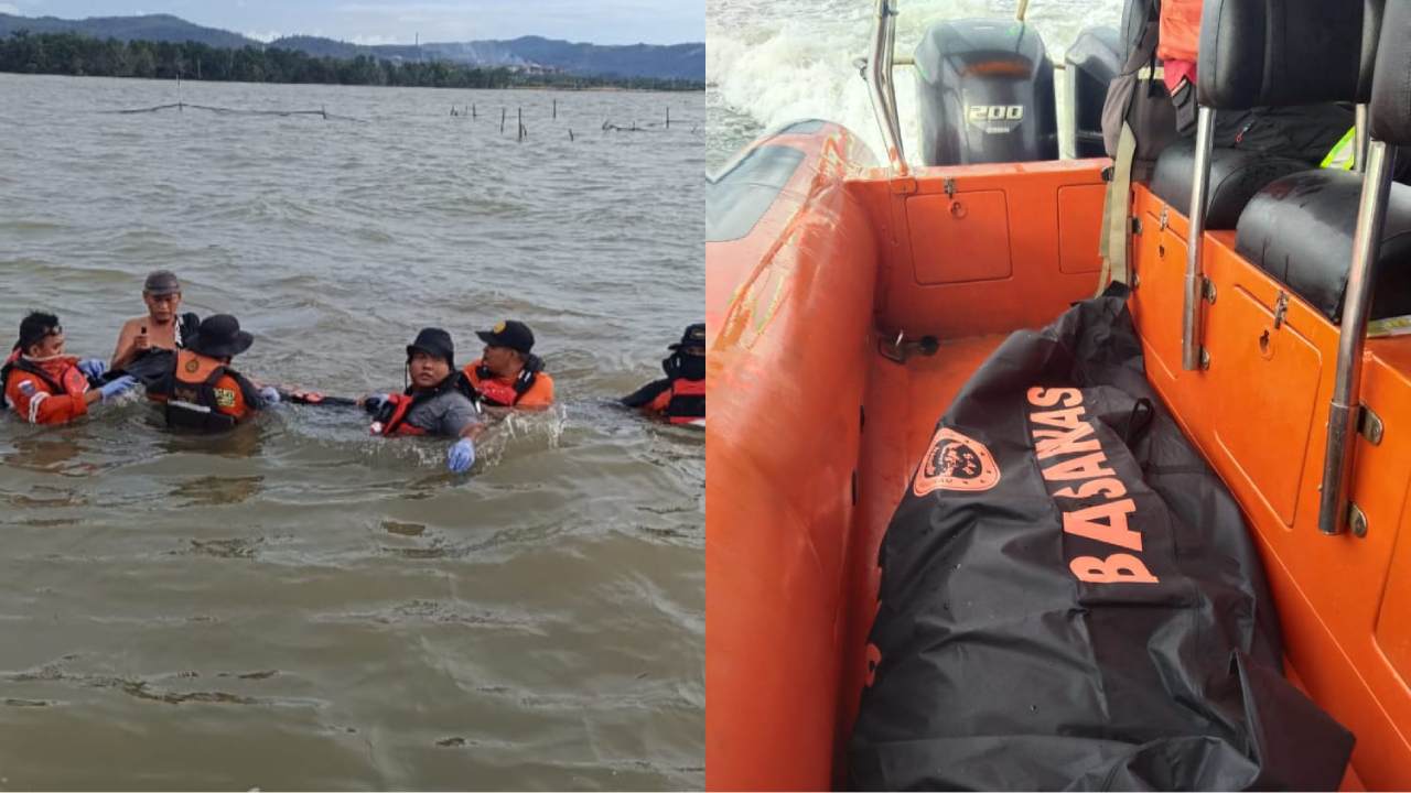 1 dari 6 Pria Tenggelam Dihantam Ombak Besar di Perairan Kolaka Ditemukan Meninggal, 1 masih Hilang