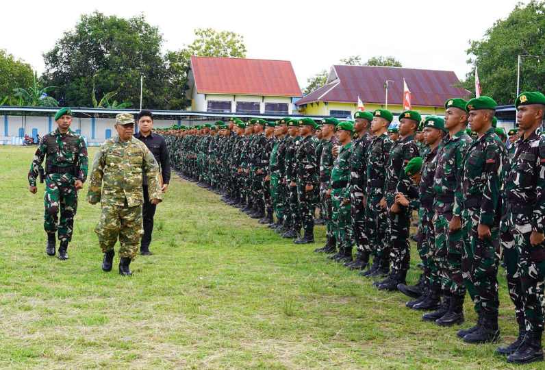 Pemkab Buton Selatan Sambut Kedatangan Ratusan Prajurit TNI Batalyon TP 871 Lamaindo