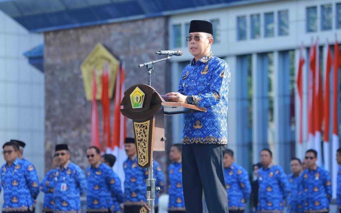 Pimpin Upacara HKN, Gubernur Sulawesi Tenggara Instruksikan Disiplin ASN dan Percepatan Serapan APBD