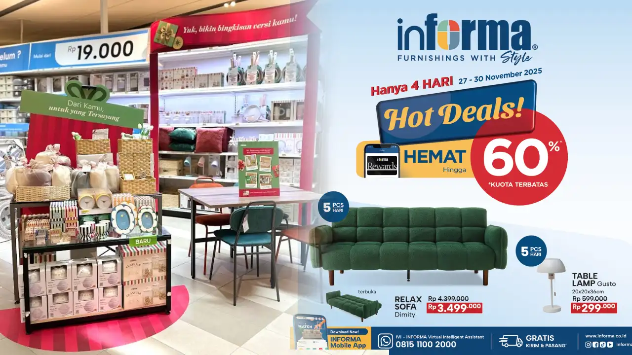 Promo Informa Kendari Tawarkan Diskon 60 Persen dan Cashback 15 Persen