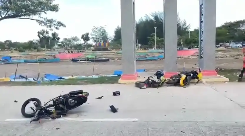 Road Race Bombana Telan Korban, Pembalap Asal Kendari Patah Kaki