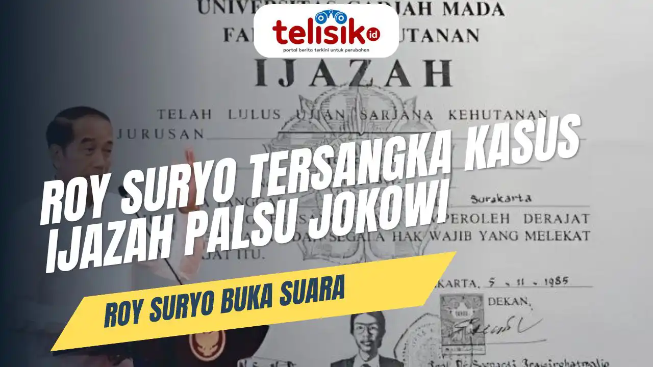 TELISIKTV: Roy Suryo Tersangka Kasus Ijazah Palsu Joko Widodo