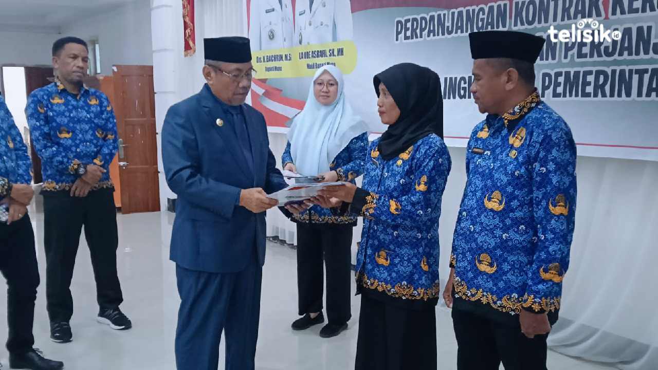 Bupati Muna Bachrun Labuta Perpanjang Lima Tahun Masa Kerja 93 PPPK
