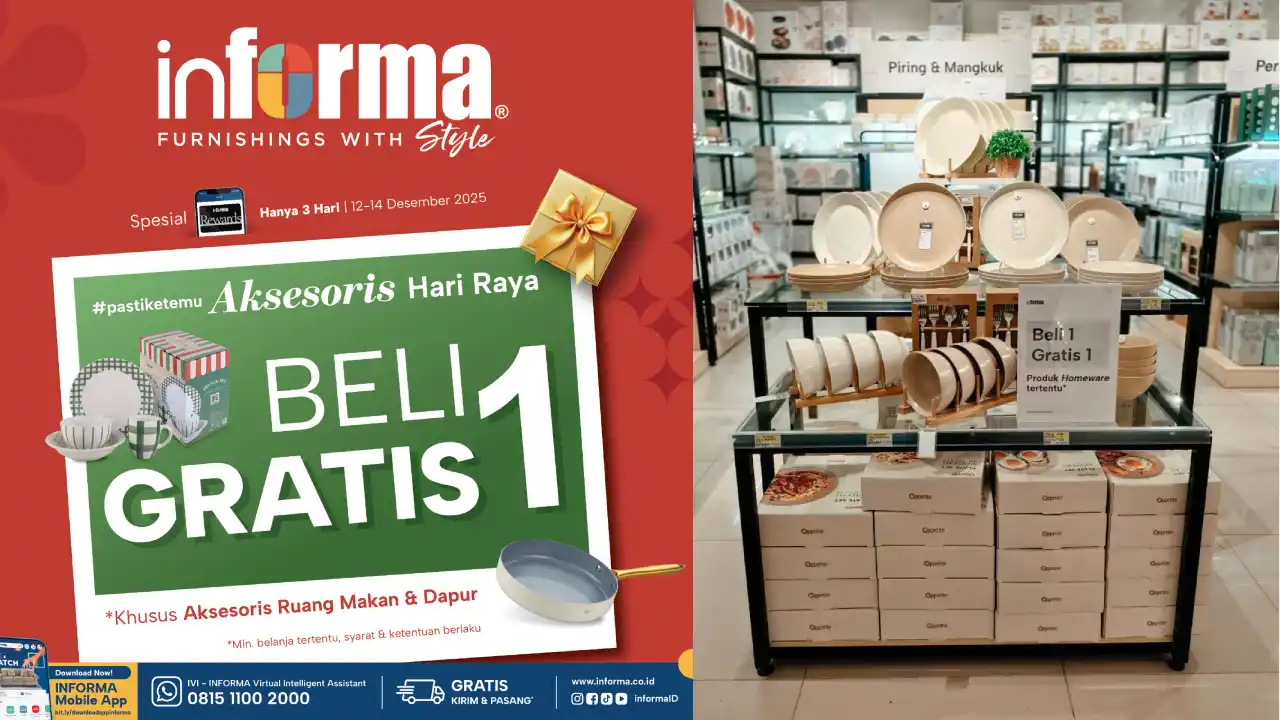 Buruan, Informa Kendari Tawarkan Promo Beli 1 Gratis 1 hanya Tiga Hari