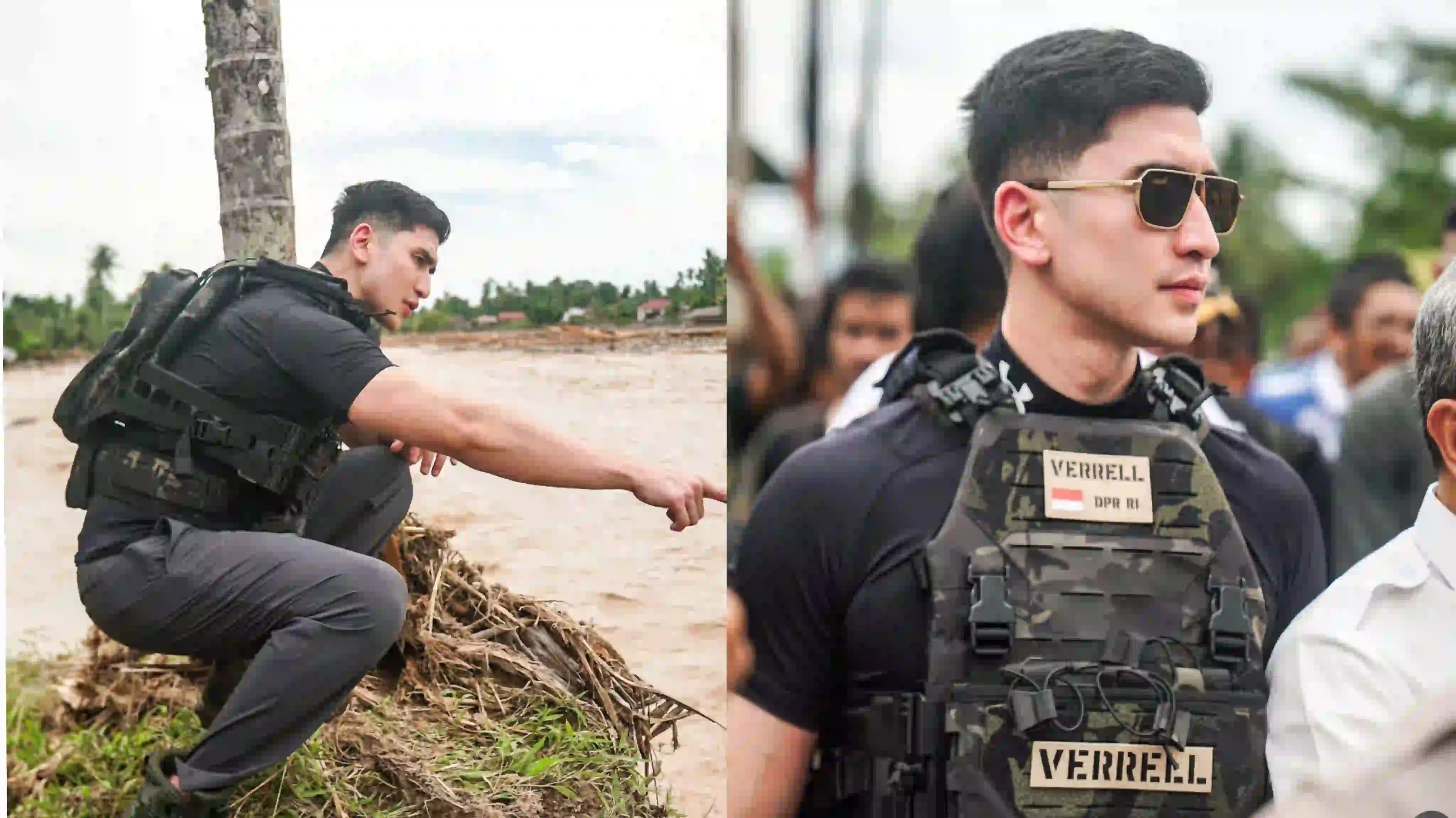 Heboh Verrel Bramasta Pakai Rompi Anti Peluru di Lokasi Banjir, Begini Penjelasan dan Harganya