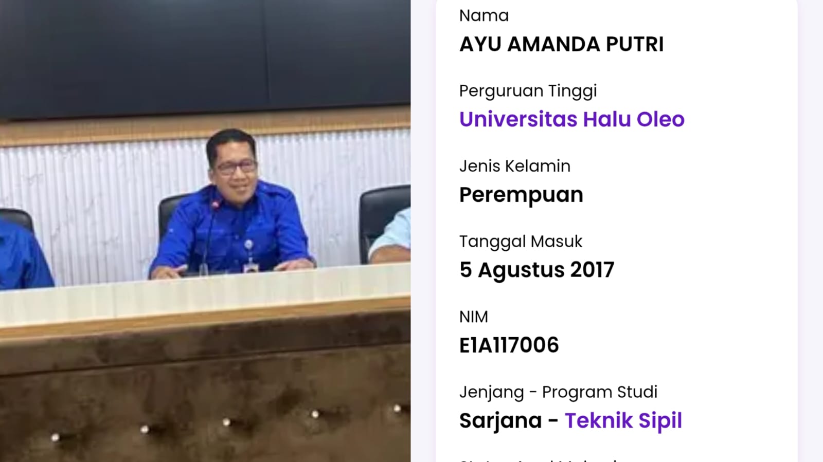 Manipulasi Data Alumni UHO Kendari di PDDikti Telah Dipulihkan, Plt Rektor: Nama Basri Tidak Tercatat