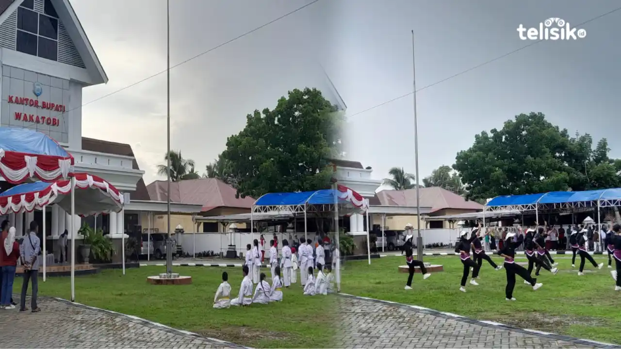Masyarakat Antusias Meriahkan Pembukaan Perlombaan HUT ke-22 Kabupaten Wakatobi