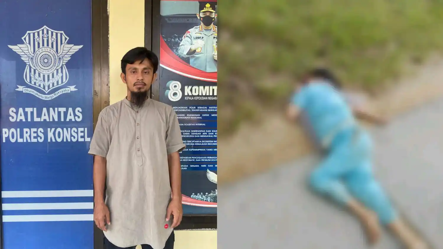 Pelaku Tabrak Lari Wanita Lansia di Konawe Selatan Serahkan Diri, Korban Tewas di Tempat