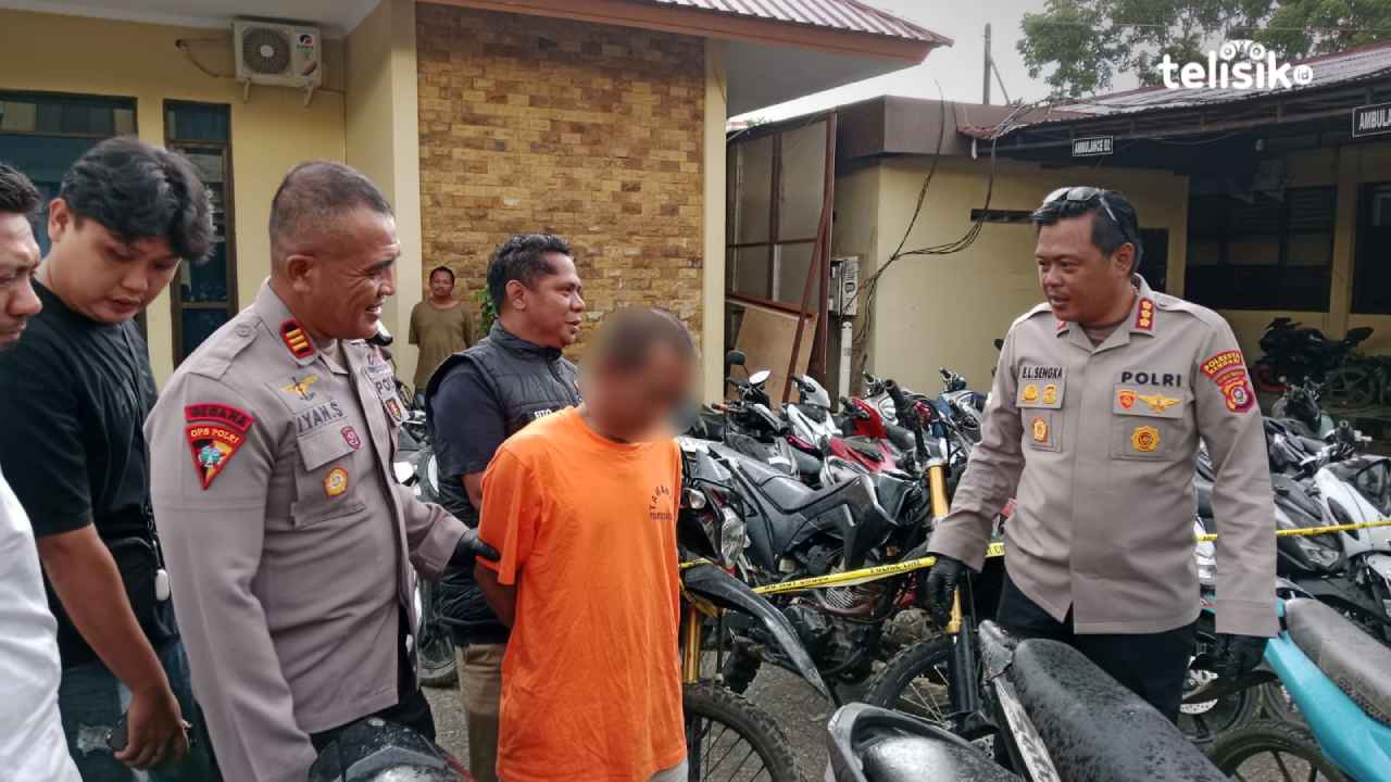 Pria Asal Konawe Curi Motor di 150 Lokasi di Sultra dan Tertangkap di Sulteng