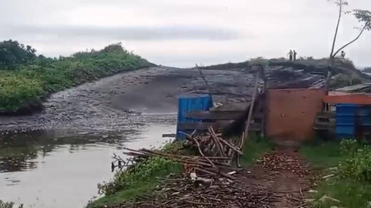 Sungai di Konawe Hilang Tertimbun Limbah Tambang