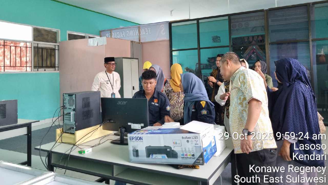 Teaching Factory SMKN 6 Konawe Hadirkan Jasa Percetakan