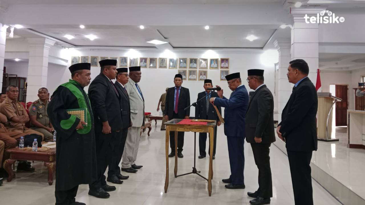 Tiga Pejabat Eselon II Muna Hasil Lelang Dilantik