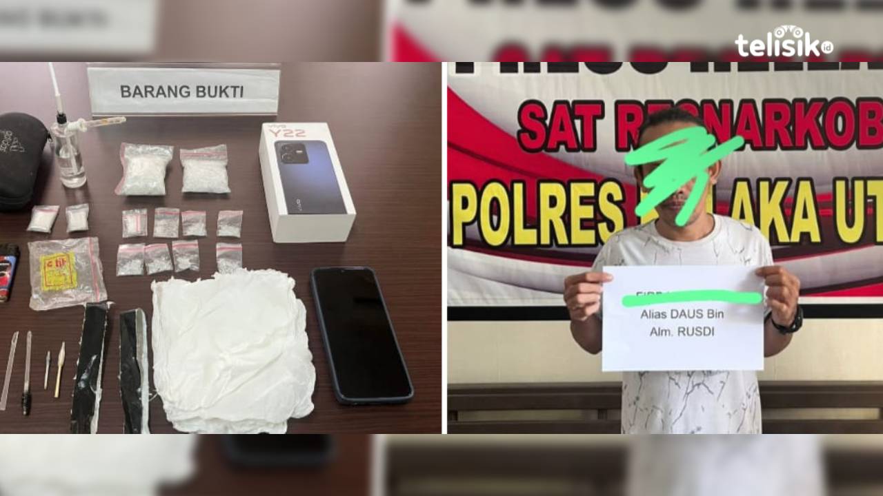 ASN di Kolaka Utara Terjerat Narkoba, Polisi Temukan 90 Gram Sabu di Plafon Rumah
