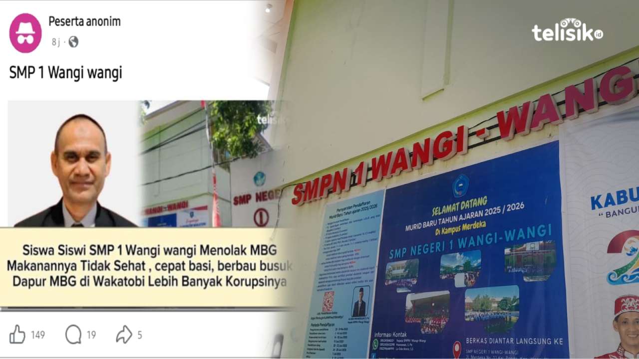 Kepala SMPN 1 Wangi-Wangi Wakatobi Meradang Diterpa Informasi Siswa Tolak MBG