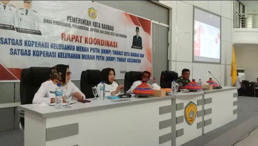 Lima Gerai Koperasi Merah Putih di Baubau Mulai Dibangun