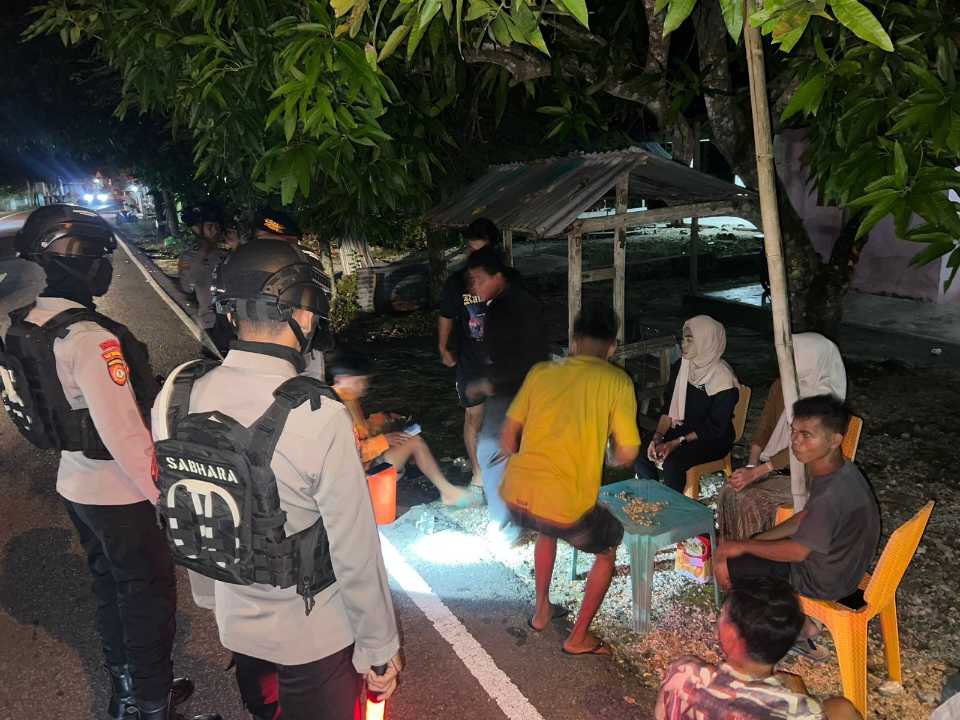 Polres Wakatobi Intensifkan Patroli KRYD, Pengamanan Kegiatan Kacang Jodoh Muda Mudi