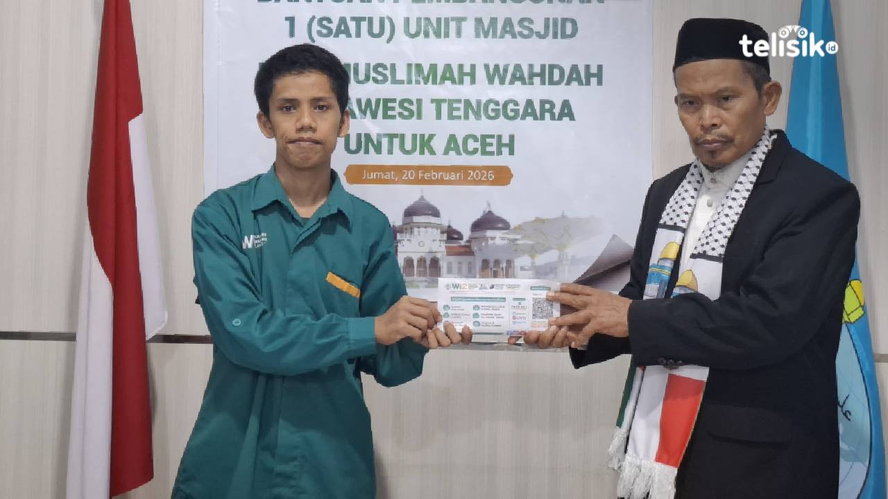 Wahdah Islamiyah Sultra Salurkan Bantuan Rp 100 Juta dan Pembangunan Masjid Korban Bencana Aceh