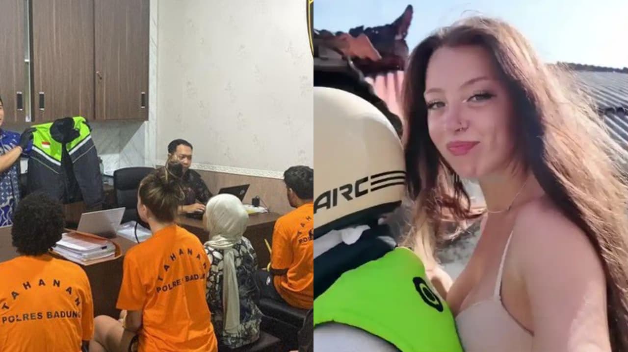 3 Sosok Pemeran Link Video Viral Bule dan Ojol Digelandang Polisi, Mau Kabur ke Thailand
